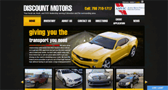 Desktop Screenshot of discountmotors.ca